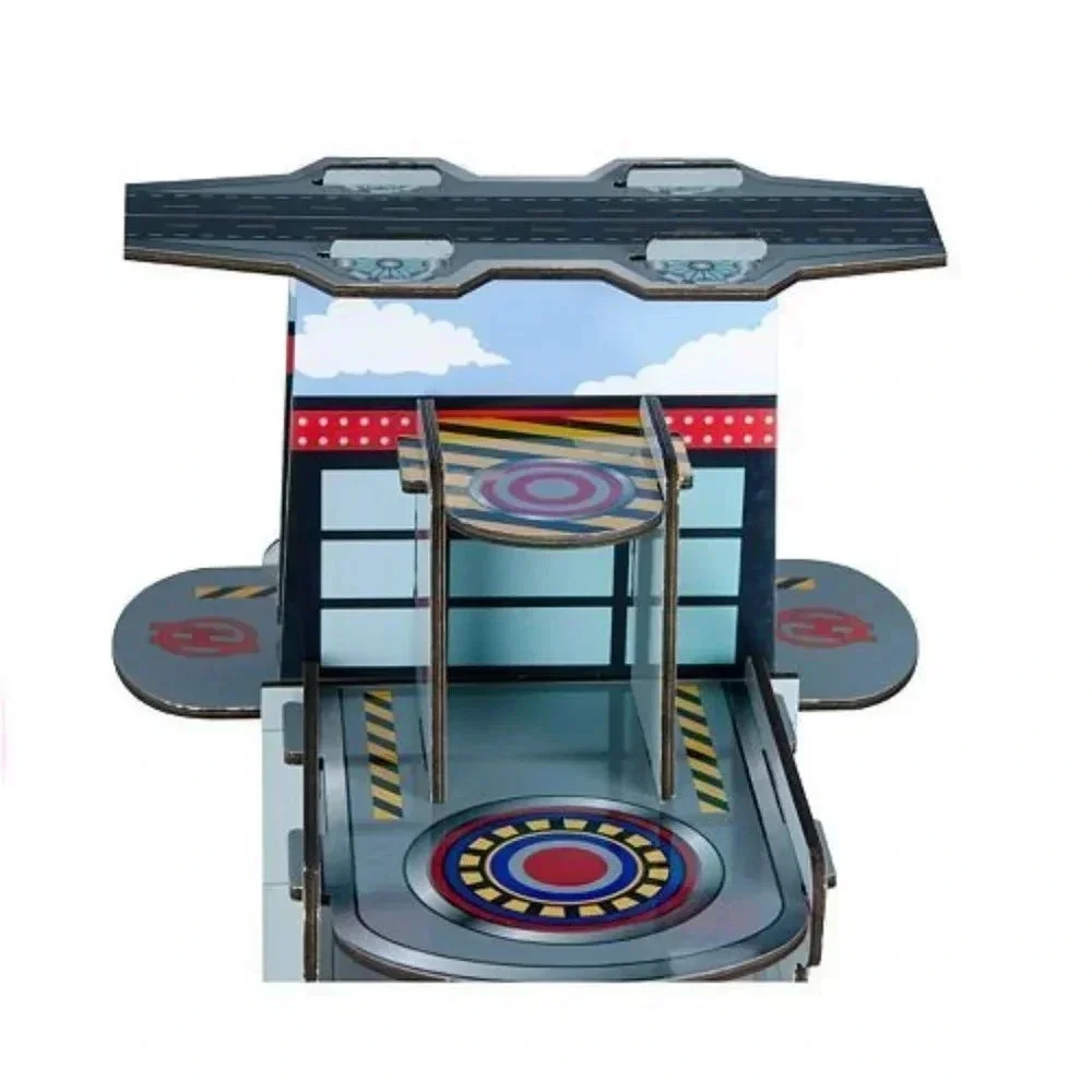 NEW Super Hero 3 Deck Center Table Top Pretend Playset